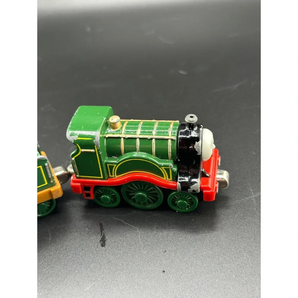 Emily and Tender Salty‎ Take N Play Along Lot Diecast Trains Vtg Thomas Train